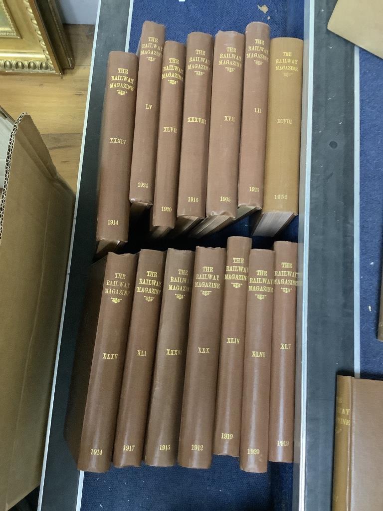Railway Magazine 1897-1958 bound   TBC